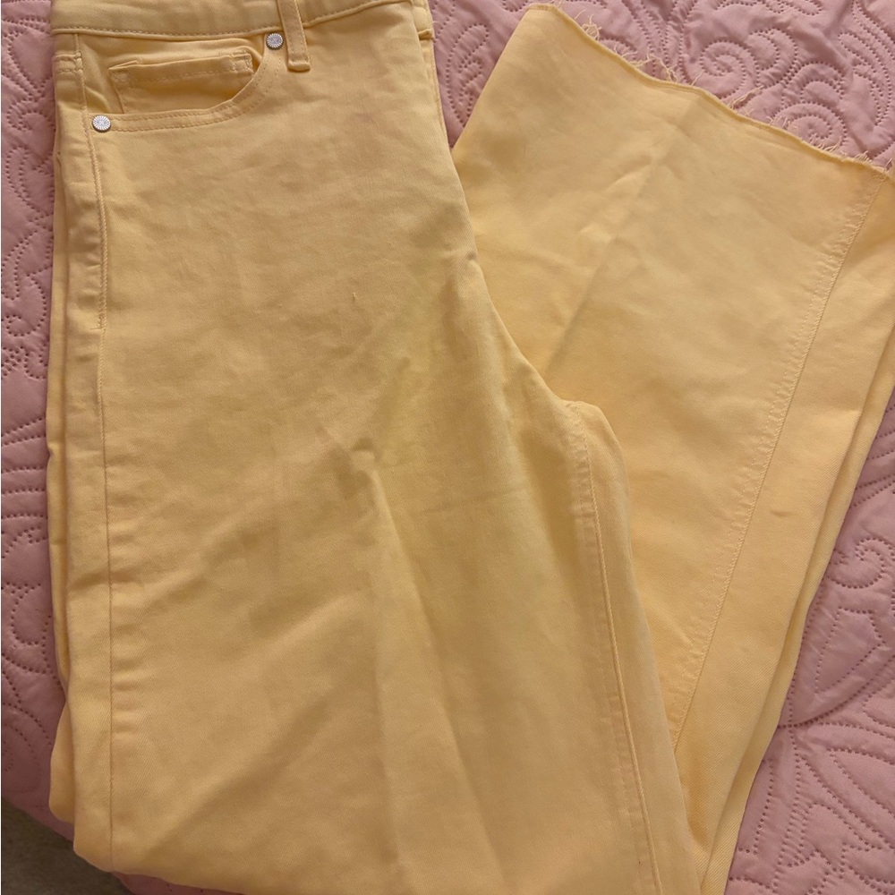 NWT Sz6 Sofia by Sofia Vergara Women's Margot Wide Crop Super High Rise Jeans - Picture 5 of 9